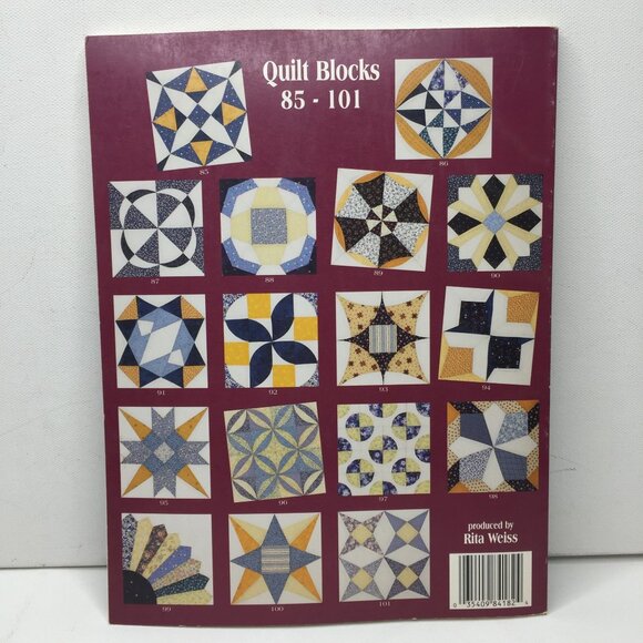 101 Quilt Blocks For Hand Piecing Linda Causee Paperback Book Patterns Templates - Picture 11 of 12